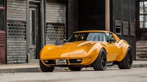 FOR SALE: A Stunning 1976 Corvette Restomod | CorvSport.com C3 Corvette Restomod, 70s Corvette, 1977 Corvette, 1976 Corvette, Corvette Wheels, C3 Corvette, Luxury Car Photos, Factory Five, Resto Mod