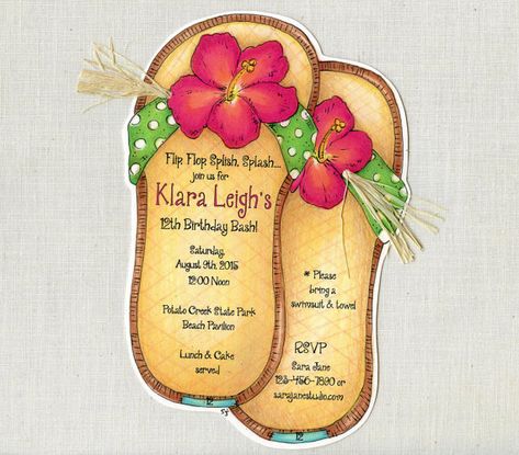 Luau Birthday Invitations, Summer Birthday Invitations, Trendy Invitations, Island Party, Jw Pioneer Gifts, Jw Pioneer, Hawaii Party, Pioneer Gifts, Luau Birthday