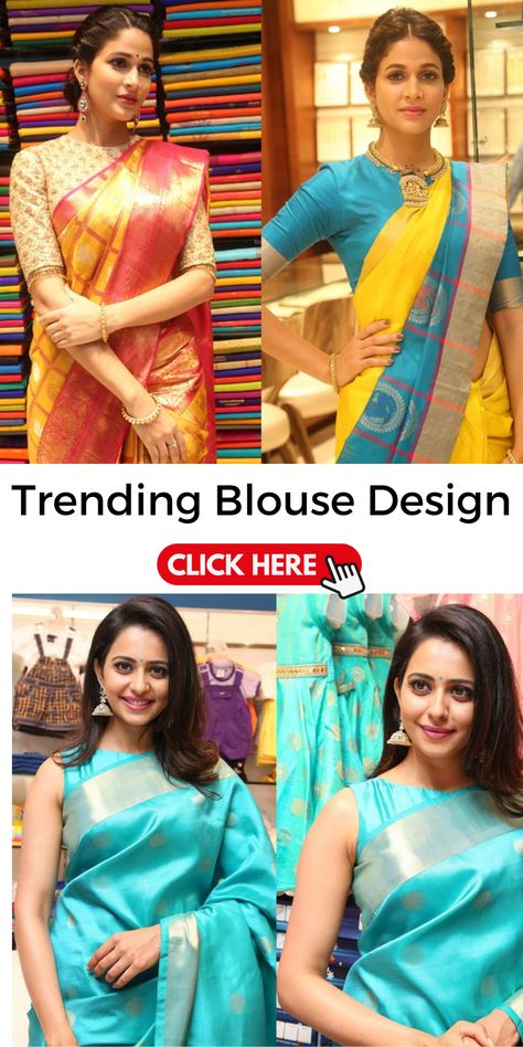 trending blouse designs for silk saree Only Blouse Designs Latest, Blouse Latest Designs Fashion Trends, Latest Blouse Designs For Silk Sarees, Blouse Ideas For Saree, Trending Saree Blouse Designs, Latest Blouse Ideas, Latest Trendy Sarees, Latest Trendy Blouse Designs, Silk Saree Blouse Design