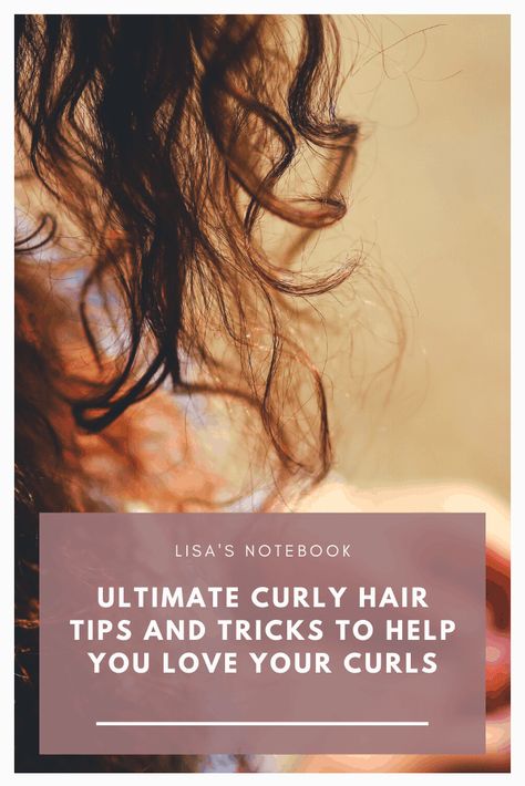 Ultimate curly hair tips and tricks to help you love your curls * | Lisa's Notebook Curly Hair Tips And Tricks, Love Your Curls, Hair Tips And Tricks, Afro Comb, John Frieda, Curly Girl Method, Long Curls, Natural Face, Curly Hair Tips