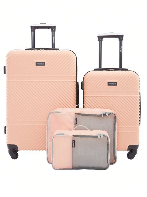 Weight:13.3 lbDimensions:18.00 x 10.20 x 27.00 InchesLuggage & luggage set type:Luggage SetsPieces:4Condition:NewFastener type:ZipperHandle type:Tube HandleSize descriptor:LargeActivity:TravelFeatures:No features description availableLuggage & Luggage Set Style:HardsidePiece Count:4Color:GreenInterior Color:GreenMaterial:ABS / POLYESTERHandle Material:100% PlasticZipper Material:NylonFabric Content:100% PolyesterBag/Case Feature:Hard-SidedNumber of Wheels:4Number of Compartments:1Number of Pockets:0Locking Mechanism:Case Locking CatchAge Group:AdultManufacturer:Travelers Club Luggage Inc.Manufacturer Part Number:WR-62004-GRNModel:WR-62004-GRNAssembled Product Dimensions (L x W x H):18.00 x 10.20 x 27.00 Inches4 Pc Hardside Spinner Luggage Set With 20" & 25" Suitcases And Packing Cubes, Gre Cute Suitcases Aesthetic, Suitcases Aesthetic, Cute Suitcases, 3 Piece Luggage Set, Hard Shell Luggage, Hardside Spinner Luggage, Spinner Luggage Sets, Suit Pin, Packing Essentials