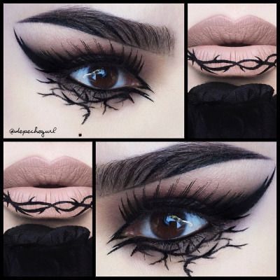 Lashes Photography, Make Up Diy, Makeup Zombie, Fantasy Make-up, Make Up Designs, Eyeliner Tips, Make Up Foundation, Make Up Tutorials, Halloween Eye Makeup