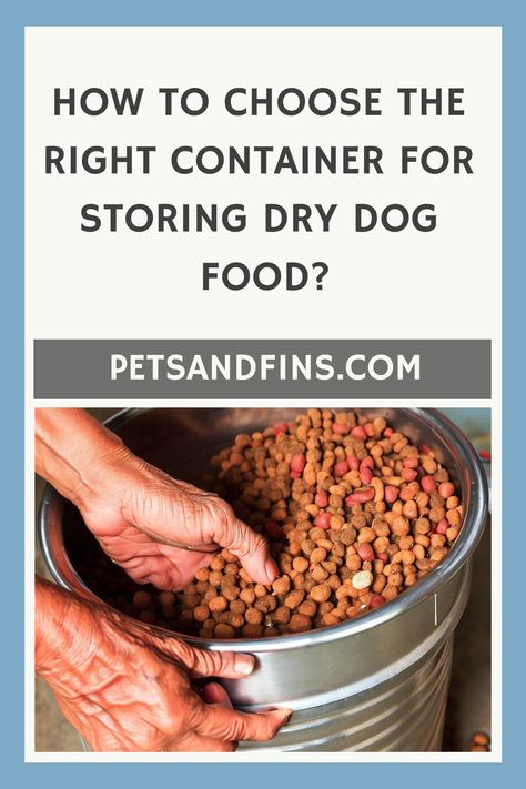 How To Choose The Right Container For Storing Dry Dog Food? https://petsandfins.com/how-to-store-dry-dog-food-properly Store Dog Food Ideas, Rustic Dog Food Storage, Dog Food Set Up, Creative Dog Food Storage Ideas, Diy Dog Food Storage Container, Dog Food Container Ideas, Pet Food Storage Ideas, Dog Food Storage Ideas, Large Dog Food Storage