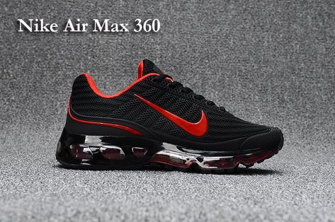 Nike Air Max 360, Air Max 360, Nike Shox Shoes, Nike Shoes Blue, Red Trainers, Black Nike Shoes, Nike Shoes For Sale, Cheap Nike Air Max, Kicks Shoes