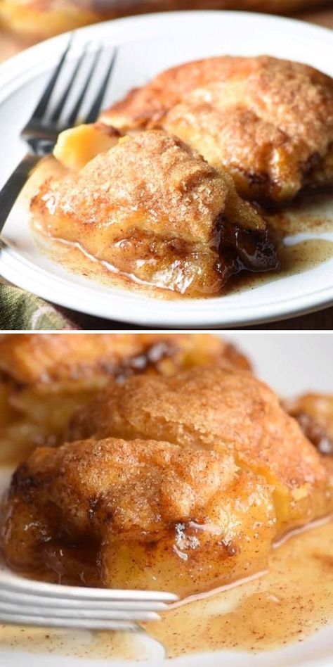 Easy Apple Dumplings [Video] in 2022 | Apple recipes easy, Apple dumplings, Fall recipes Apple Recipe With Crescent Rolls, Dumplings Video, Apple Dessert Recipes Easy, Crescent Roll Dessert, Easy Apple Dumplings, Apple Dumpling Recipe, Sweet Dumplings, Apple Recipes Easy, Apple Dumplings