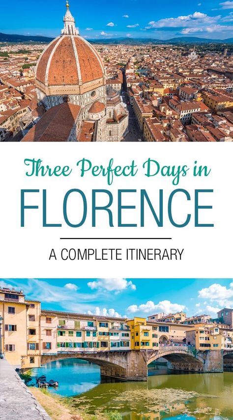 3 Days In Florence, One Day In Florence, Florence Itinerary, 2 Weeks In Italy, 10 Days In Italy, Best Places In Italy, Italy Trip Planning, Florence Italy Travel, Florence Cathedral