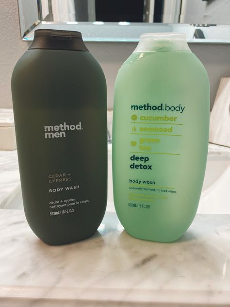 Self Care Products Hygiene Men, Method Man Body Wash, Hygiene Care For Men, Men’s Skin Care Essentials, Men Care Products, Best Body Wash For Men, Mens Body Care Products, Men’s Hygiene Products, Men Self Care Products