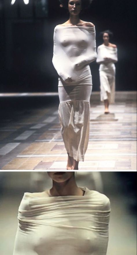 Margiela Runway 90s, Issey Miyake Archive, Issey Miyake Aesthetic, Straight Jacket Fashion, Issey Miyake 80s, Issey Miyake 90s, Issey Miyake Runway, Issey Miyake Fashion, Ss24 Trends