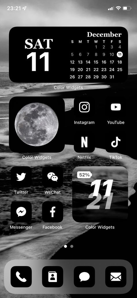 Dark Theme Aesthetic Wallpaper Iphone, Best Dark Theme Wallpapers, Black Theme Phone Organization, Dark Themes For Mobile Phone, Different Iphone Layouts, Iphone Customization Ideas Dark, Iphone Custom Home Screen, Dark Theme Iphone Wallpaper, Black Phone Theme Aesthetic