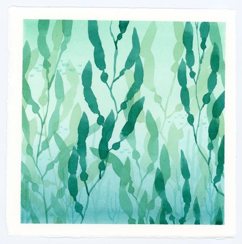 Seaweed Watercolor Scene Seaweed scene in watercolor https://poezy.com/seaweed-watercolor-scene/?feed_id=448&_unique_id=60fa182490383 #worldwatercolormonth #worldwatercolormonth2021 #art #colorfulart #kelp #kelpforest #seaweedart #seaweedpainting #seaweedwatercolor #seaweedwatercolour #underwaterart #underwaterpainting #underwaterwatercolor #watercolor #watercolorart #watercolorpainting #watercolour #watercolourart Seaweed Art Drawings, Kelp Forest Watercolor, Seaweed Drawing Simple, Kelp Forest Art, Kelp Watercolor, Kelp Painting, Watercolour Seaweed, Kelp Drawing, Watercolor Art Fish