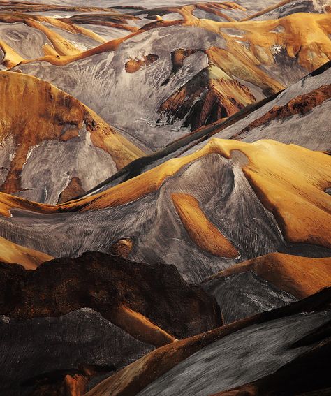 ~~Painted Hills ~ Iceland by *alexandre-deschaumes~~ Rock Mountain, Breathtaking Nature, Painted Hills, Breathtaking Photography, Modern Photographers, Aerial Images, Earth Art, Eye Photography, Animal Totems