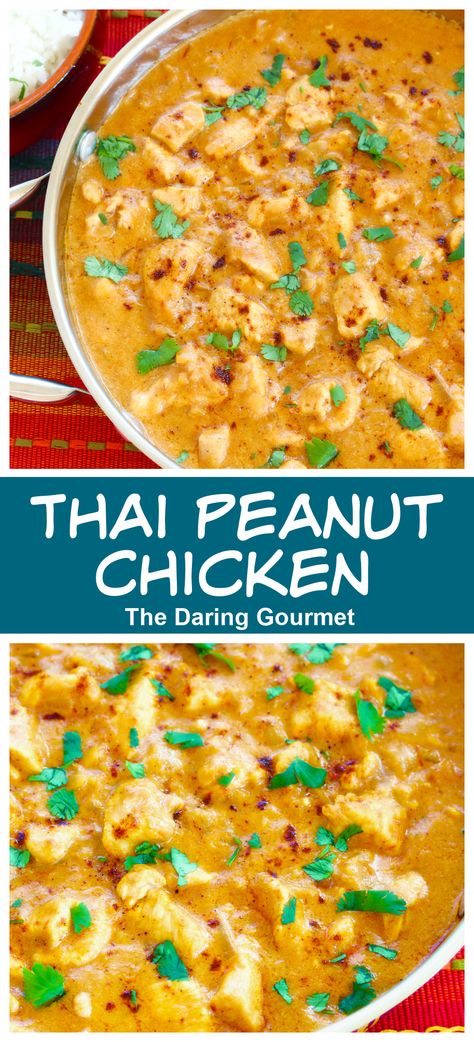 Peanut Chicken Recipe, Indonesian Dishes, Daring Gourmet, Peanut Sauce Chicken, Tin Eats, The Original Dish, Peanut Curry, Thai Peanut Chicken, Peanut Stew