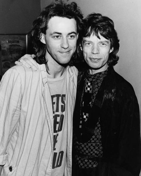 Mick Jagger Archives (@mickjaggerarchives) • Instagram photos and videos Black And White Feature Wall, White Feature Wall, Boomtown Rats, The Boomtown Rats, Rocker Boy, Rat Boy, Bob Geldof, Like A Rolling Stone, Royal Albert Hall