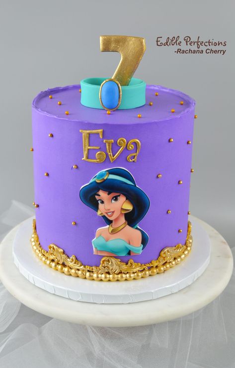 Jasmine Birthday Cake Ideas, Jasmine Princess Cake, Jasmine Flower Cake, Jasmine Themed Birthday Party, Jasmin Cake, Princess Jasmine Tattoo, Jasmine Birthday Cake, Princess Jasmine Cake, Jasmine Makeup