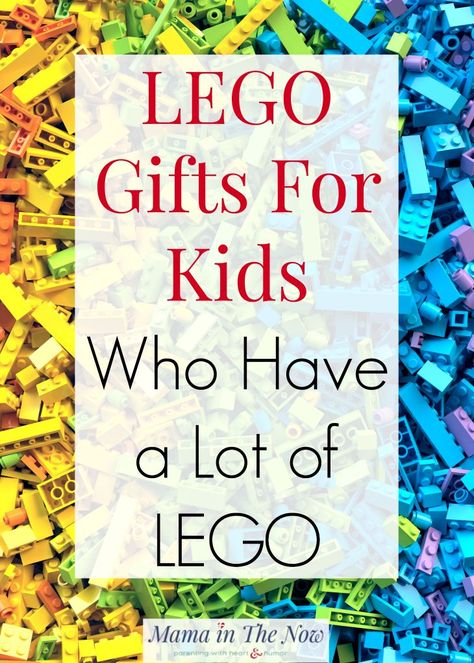 LEGO gifts for kids who have a lot of LEGO. A mother of four LEGO-loving boys gives her best shopping ideas and gift inspiration when LEGO is on the wish list. #LEGO #LEGOGifts #GiftsforBoys #LEGOGiftsforBoys #GiftsforGirls #GiftsforKids #LEGOIdeas #GiftGuide #GiftIdeas #MamaintheNow via @MamaintheNow Creative Birthday Ideas, Mother Of Four, Lego Gifts, Lego Club, Lego Christmas, Lego Lovers, Lego Activities, Birthday Ideas For Her, Lego Room