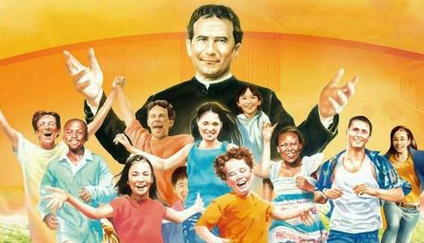 San Giovanni Bosco, Don Bosco, Church Design, Monument, Abc, Statue, Movie Posters, Film Posters