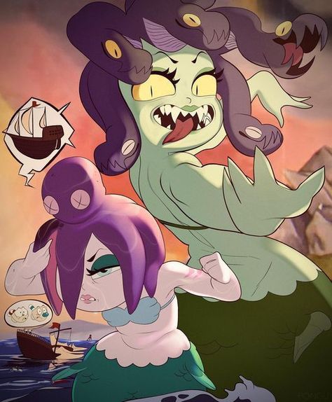 Cala Maria Cuphead, Maria Cuphead, Cuphead Memes, Cuphead And Bendy, Cala Maria, Cuphead Fanart, Cuphead Art, Cuphead Game, The Cuphead Show