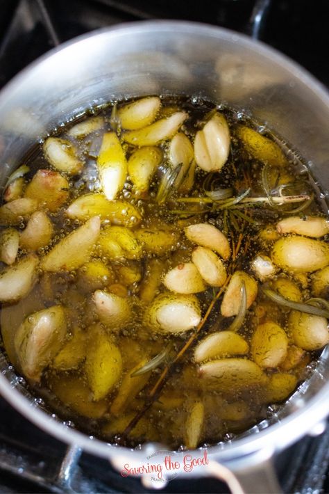 Fried Garlic Cloves, Garlic In Olive Oil Preserving, Jarred Garlic Cloves, Cooking Garlic Cloves, Whole Garlic Cloves Recipes, Roasted Garlic Cloves In Olive Oil, Garlic Cloves Recipes, Garlic Cloves In Olive Oil, Cloves Recipes