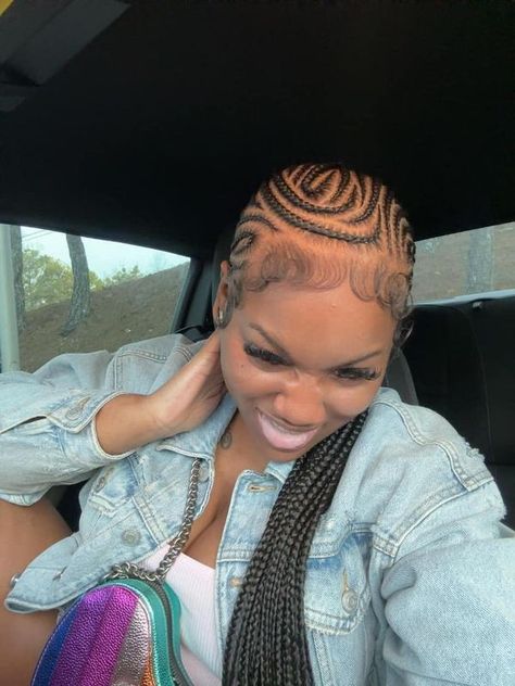 Nacia Miller - In love with the Alicia Keys braids inspo 😍😍😍 Alicia Keys Braids, Braided Hairstyles For Black Women Cornrows, Feed In Braids Hairstyles, Cute Braided Hairstyles, Braids Hairstyles Pictures, Braided Cornrow Hairstyles, Cute Box Braids Hairstyles, Quick Braided Hairstyles, Protective Hairstyles Braids