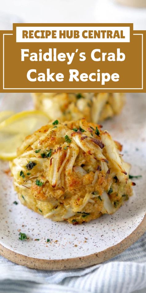 Are you looking for yummy seafood that will make your taste buds happy? Try this Faidley's Crab Cake Recipe! Faidleys Crab Cakes Recipe, Godiva Chocolate Cheesecake Recipe, Sticky Wings Recipe, Ube Polvoron Recipe, Polvorones Recipe, Baked Crab Cakes, Chicken Finger Recipes, Crab Cake Recipes, Crispy Sweet Potato Fries