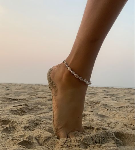 Anklet Aesthetic, Seashell Anklet, Anklets, Sea Shells