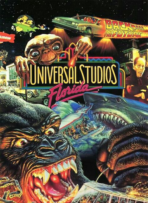 Retro #UniversalOrlando poster add Universal Parks, Horror Make-up, Space Ghost, Universal Studios Florida, Universal Orlando Resort, Universal Studios Orlando, Universal Studios Hollywood, Orlando Resorts, Islands Of Adventure