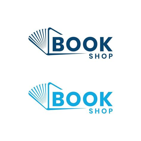 Book Shop logo designs, Book Store logo concept free Vector Publishing Company Logo, Bookshop Logo, Book Store Logo, Bookstore Logo, Book Publishing Logo, Creative Post, Clinic Logo, Dr Book, Store Logo