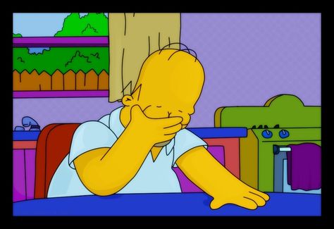 Homer Simpson face palm Facepalm Meme, The Simpson, Homer Simpson, Irish Dance, Montreal Canadiens, The Simpsons, Lisa Simpson, Reaction Pictures, Bart Simpson