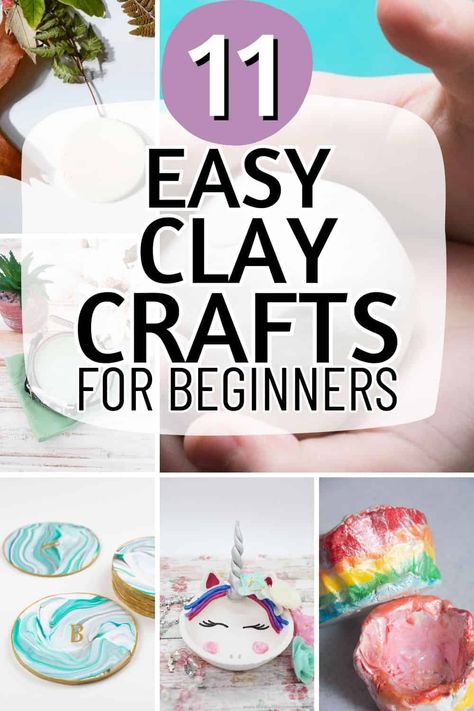 Creative Clay Art, Easy Clay Crafts, Fun Homemade Gifts, Air Dry Modeling Clay, Elementary Art Lesson Plans, Clay Pinch Pots, Clay Projects For Kids, Clay Gift Tags, Clay Crafts For Kids