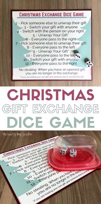 Christmas Gift Exchange Dice Game with Free Printable | Christmas Party | Holiday Parties | How to Play | Easy DIY Craft Tutorial Idea Christmas Gift Exchange Dice Game, Gift Exchange Dice Game, Gift Exchange Dice, Gift Exchange Game, Christmas Gift Exchange Games, Christmas Gift Games, Xmas Games, Gift Exchange Games, Fun Christmas Party Games