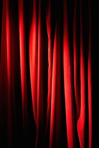 Theatre Curtains, Red Drapes, Laura Palmer, Red Curtains, The Greatest Showman, Red Rooms, Home Cinema, Movie Room, Colorful Curtains