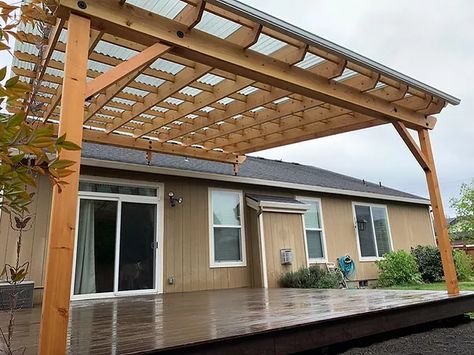 Pergola With Clear Roof, Clear Roofing, Roof Riser, Patio Roof Extension Ideas, Nutrition Questions, Sky Lift, Transparent Roof, Plants Lighting, Deck Roof