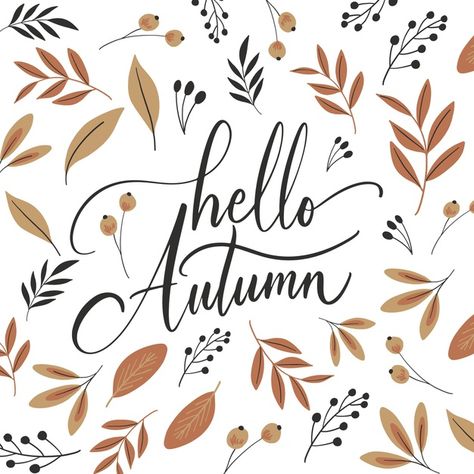 Autumn Typography, Snoopy I Love You, Autumn Lettering, Hello Design, Nature Autumn, Autumn Background, Creation Art, Scrapbook Background, Poster Decor