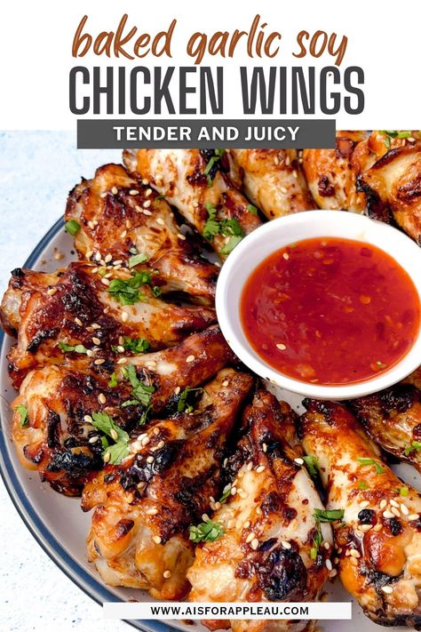 Looking for an easy dinner idea? These sticky honey garlic soy wings are crispy, oven-baked, and full of bold flavors. Perfect for busy nights or family gatherings. Don’t forget to pin this recipe! Chicken Stew Slow Cooker, Soy Garlic Chicken Wings, Honey Soy Marinade, Garlic Chicken Wings Recipe, Chicken Dinner Recipes For Family, Chicken Wing Marinade, Soy Garlic Chicken, Flavored Chicken, Creamy Chicken Stew