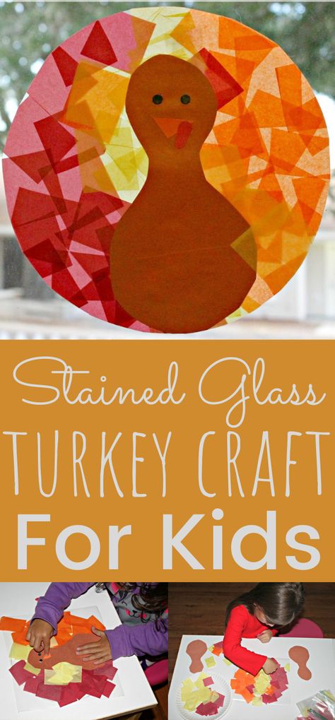 Tissue Paper Stained Glass Turkey Kids Craft Tissue Paper Stained Glass For Kids, Turkey Window Craft, Preschool Tissue Paper Crafts, Turkey Mosaic Craft, Turkey Stained Glass Craft, Tissue Paper Thanksgiving Crafts, Tissue Paper Stained Glass Christmas, Turkey Art Toddlers, Turkey Tissue Paper Craft