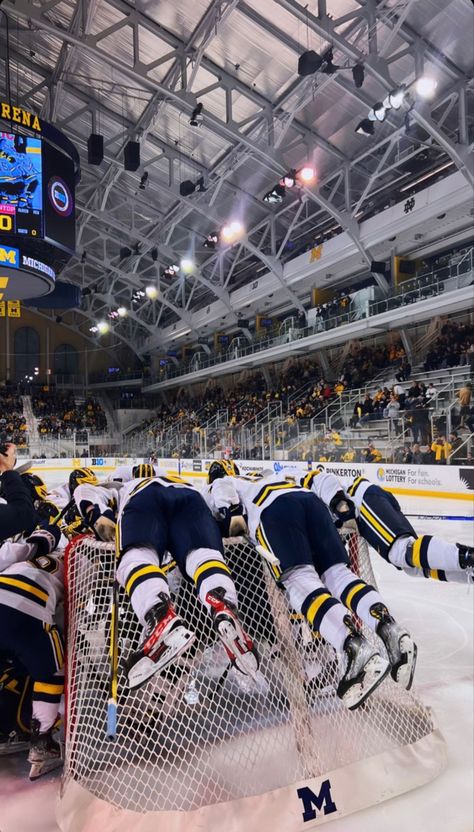 Michigan University Hockey, Umich Hockey Team 101, University Of Michigan Wallpaper, Umich Hockey Wallpaper, Ethan Edwards Michigan, Michigan State Hockey, Michigan Hockey Boys, Michigan Hockey Team, Michigan Hockey Wallpaper