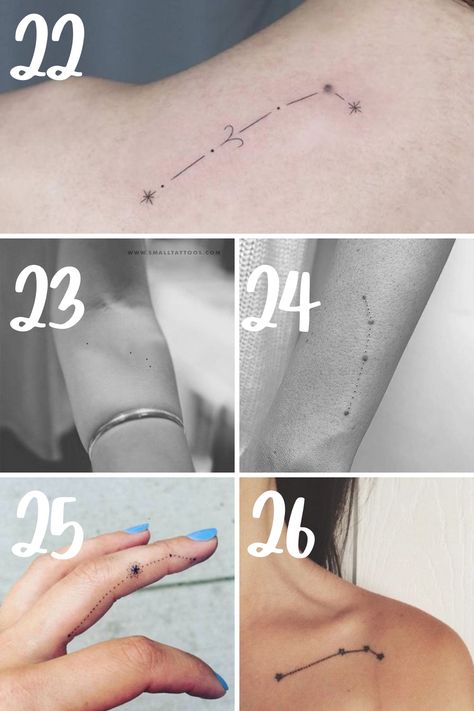 47 Aries Tattoo Ideas Full of Fire and Fun - tattooglee Aries Constellation Tattoo Finger, Aries Constellation Tattoo Behind Ear, Aries Tattoo For Women Constellation, Aires Star Constellation Tattoo, Aries Tattoo On Finger, Aries Constalation Tatoos, Aries Tattoo Constellation Stars, Tiny Aries Tattoo, Aries Constellation Tattoo Minimalist