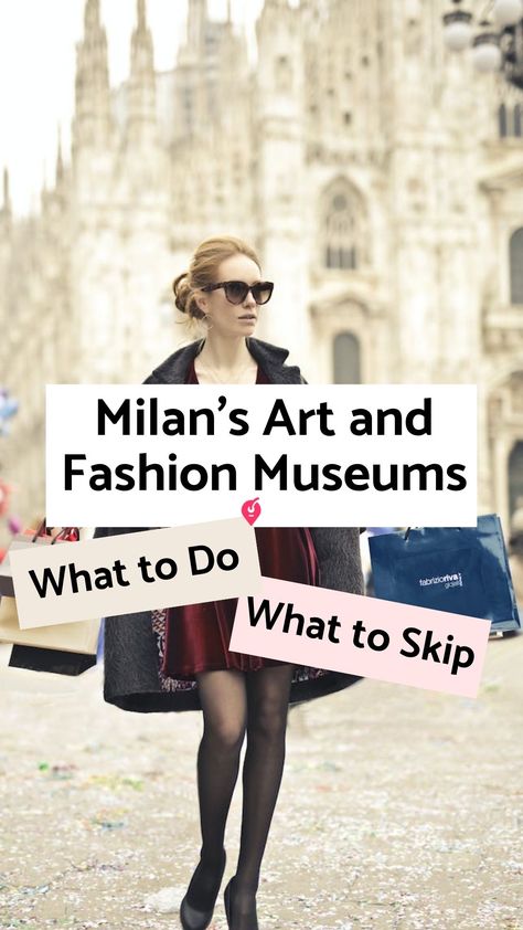 In this guide, we'll help you make the most of Milan's art and fashion museums by highlighting what you can see and skip. Plus, we'll introduce you to day-long luggage storage in Milan, ensuring your exploration is hassle-free. #Milanfashion #Milanexplore #Milantravelguide #milano What To Wear In Milan, Milan Museum, Milan Shopping, Milan Travel Guide, Fashion Milano, Museum Fashion, Art And Fashion, Fashion District, Northern Italy