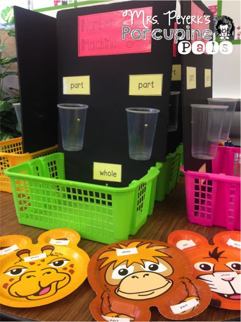 Hands-On Number Bonds: Part-Part-Whole Part Part Whole Activities, Part Part Whole Kindergarten, Part Whole Activities, Number Bonds To 5 Eyfs Activities, Number Bonds To 10 Eyfs, Number Bonds To Ten Activities, Part Part Whole First Grade, Number Bonds First Grade, Addition Continuous Provision