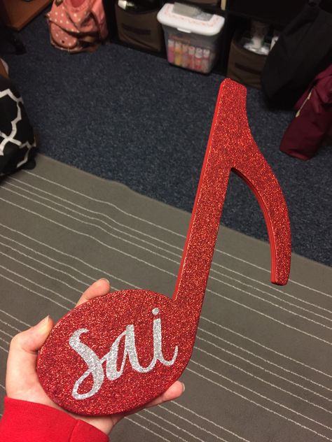 Probate Gifts, Sigma Alpha Iota, Eighth Note, Sigma Alpha, Alpha Sigma Alpha, Fraternity, Sorority, Little Gifts, Screen Printing