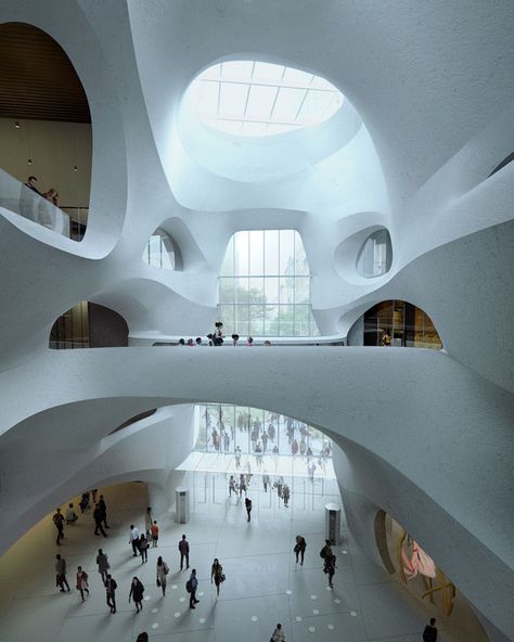 Museum Extension, Oma Architecture, Museum Logo, Museum Interior, New York Studio, Renzo Piano, American Architecture, Zaha Hadid Architects, Museum Of Natural History