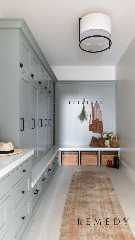 Huge Mudroom Ideas, Extra Large Mudroom, 12x12 Mudroom Layout, Organized Mudroom Ideas, Mudroom Remodel Before And After, Huge Mudroom Laundry Room, Cool Mudroom Ideas, Mudroom With Lots Of Storage, Mudroom Gym Combo