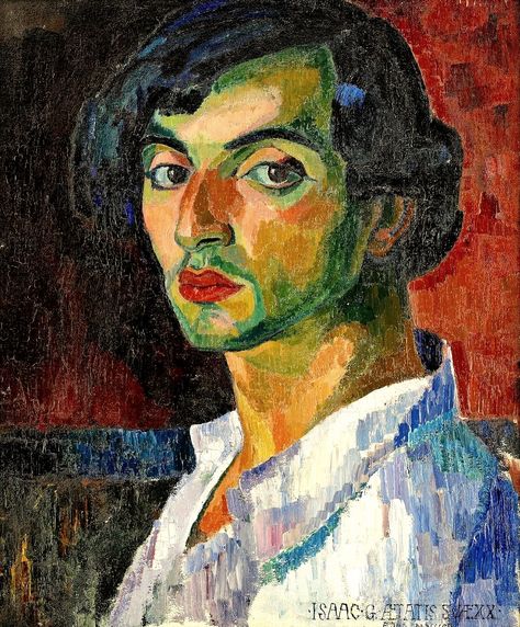 “Self-Portrait”, 1909 // by Isaac Grünewald | Miguel Catalan | Flickr Expressionistic Portraits, Isaac Grunewald, Expressionist Portraits, Stunning Paintings, Scandi Art, Figurative Kunst, German Expressionism, Digital Museum, Portrait Paintings