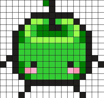 Stardew Valley Junimo Perler Bead Pattern / Bead Sprite Pixel Art Junimo, Stardew Valley Junimo Perler Beads, Stardew Valley Junimo Pixel Art, Bead Sprite Pattern, Junimo Cross Stitch, Stardew Valley Pixelart, Perler Stardew Valley, Junimo Stardew Valley Crochet, Stardew Valley Knitting Pattern