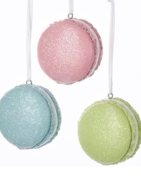 Macaroon Ornaments, Beard Ornaments, Donut Ornament, Pastel Christmas Decor, Cupcake Ornament, Christmas Lollipops, Pastel Candy, Pastel Christmas, Candy Ornaments