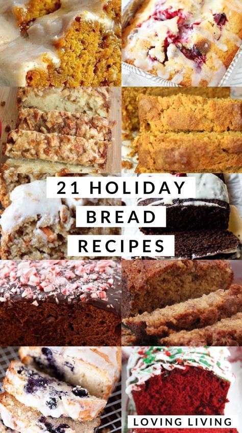 Holiday Bread Recipes, Christmas Bread Recipes, Loaf Bread Recipe, Holiday Dinner Recipes, Recipes Holiday, Holiday Bread, Christmas Bread, Tea Bread, Budget Recipes