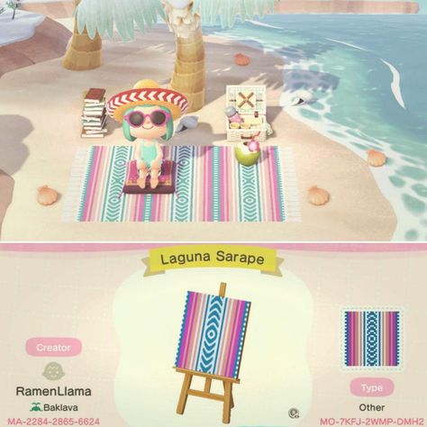 Sarape Blanket Design : ACQR Animal Crossing Custom Wallpaper Codes, Acnh Boho Design, Acnh Beach Blanket, Acnh Beach Blanket Design, Animal Crossing Design Codes Tropical, Acnh Blanket Design Id, Acnh Blanket Design, Acnh Blanket Design Code, Acnh Tropical Design Code