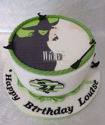 A Present, Cake Ideas, Wicked, Musical, Birthday Cake, Cake, Birthday