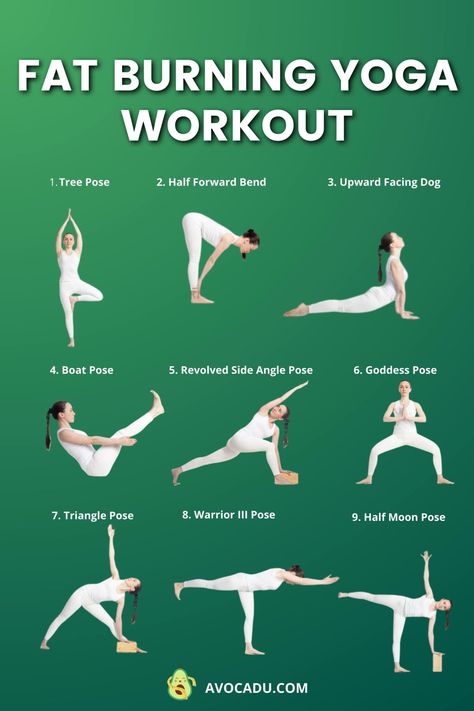 30-Minute Fat Burning Yoga Workout for Beginners | Yoga Poses for Beginners | Yoga for Weight Loss| Yoga for Beginners | Avocadu.com Yoga Workout For Beginners, Weight Drinks, 30 Minute Yoga, Fat Burning Yoga, Beginner Workouts, Poses For Beginners, Yoga For Balance, Daily Yoga Workout, 20 Minute Workout