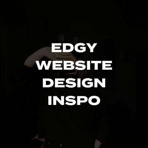 Ready for a custom website design or website template that feels authentically you? Look no further! I create website template design layouts, + web design inspiration. Here you'll find the most beautiful yet edgy and modern website designs. Perhaps you're looking for edgy website design inspiration? Look no further! Let's chat if you're interested in working together! Edgy Web Design, Edgy Website Design Inspiration, Black Theme Website Design, Dark Website Design Layout, Edgy Website, Website Design Dark Theme, Edgy Website Design, Text Website, Luxury Website